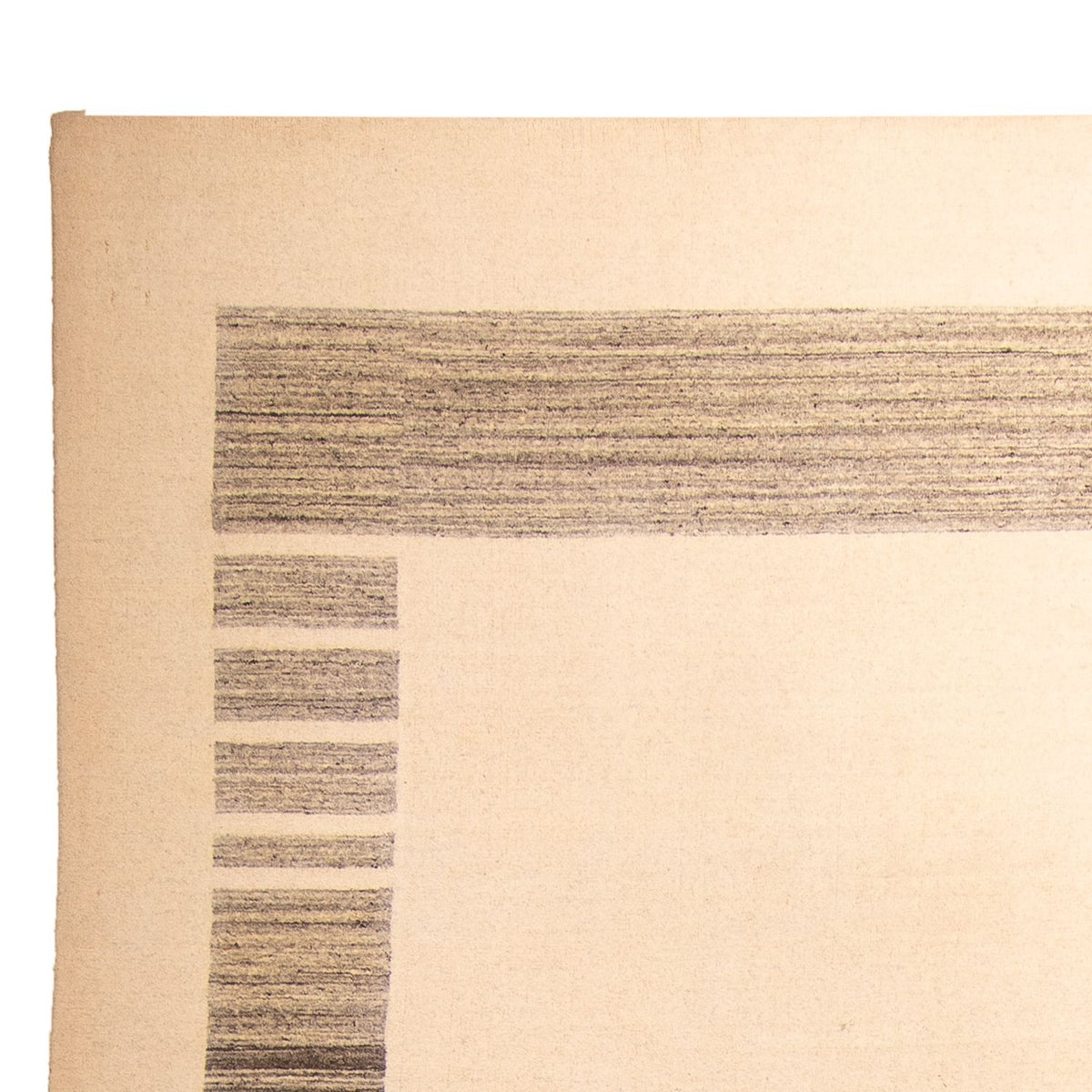 Gabbeh Loom Koberec 205x288cm - Vlněný koberec - béžová
