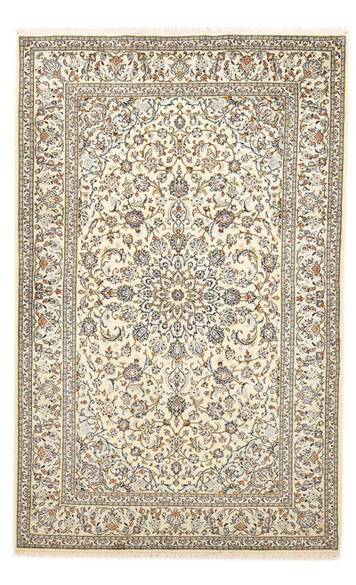 Kashan Koberec 139x223cm - Perský koberec - krémová