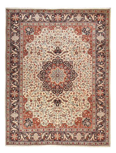 Kashan Koberec 299x403cm - Perský koberec - béžová