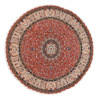 Tabriz - 60 Raj Koberec 300x300cm - Perský koberec - červená – product image