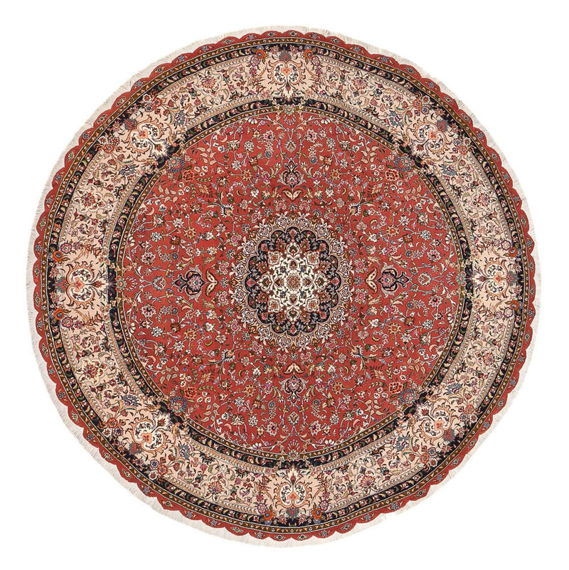 Tabriz - 60 Raj Koberec 300x300cm - Perský koberec - červená