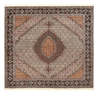 Tabriz - 40 Raj Koberec 201x201cm - Perský koberec - světle hnědá – product image