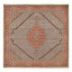 Tabriz - 40 Raj Koberec 200x200cm - Perský koberec - pískový