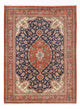 Qom Koberec 250x345cm - Perský koberec - tmavě modrá