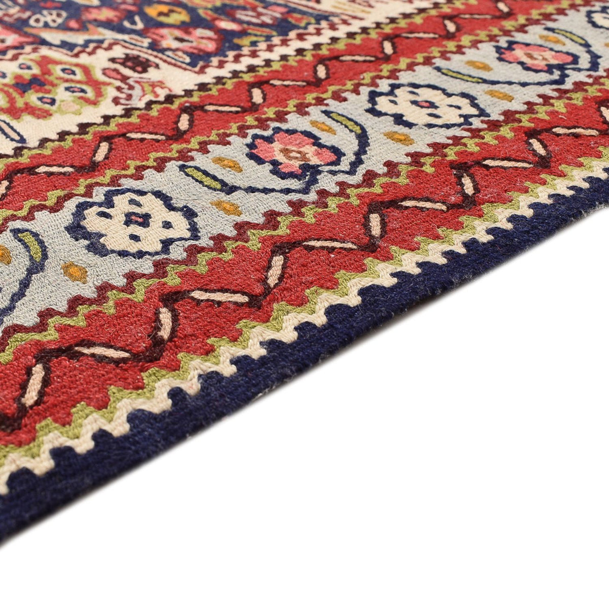 Hedvábný kilim Koberec 81x437cm