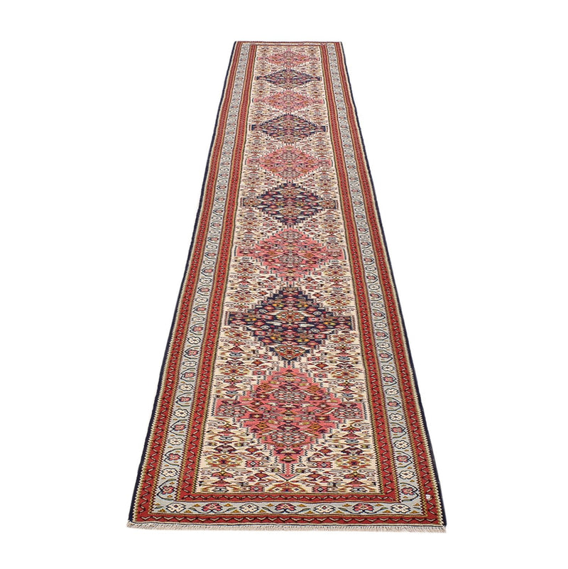 Hedvábný kilim Koberec 81x437cm