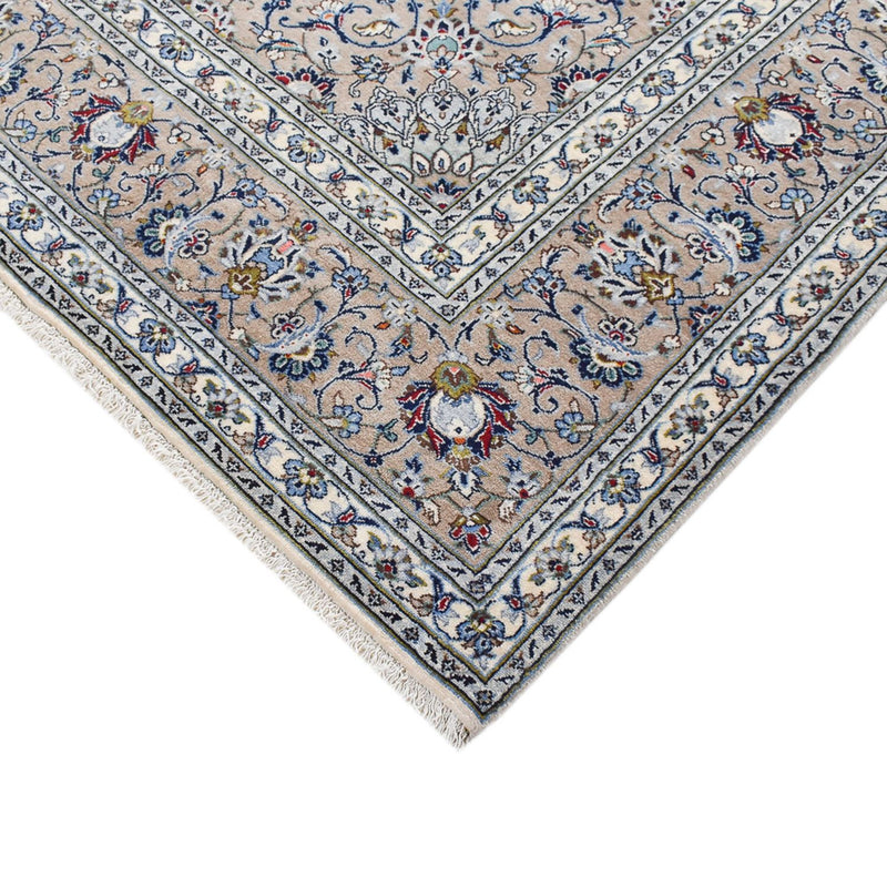 Kashan Koberec 240x354cm - Perský koberec - šedá