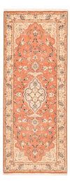 Tabriz - 50 Raj Koberec 80x203cm - Perský koberec - Běhoun / Světle červená / 80 x 203 cm Běhoun
