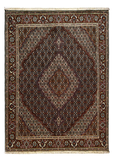 Tabriz - 40 Raj Koberec 150x204cm - Perský koberec - antracitová