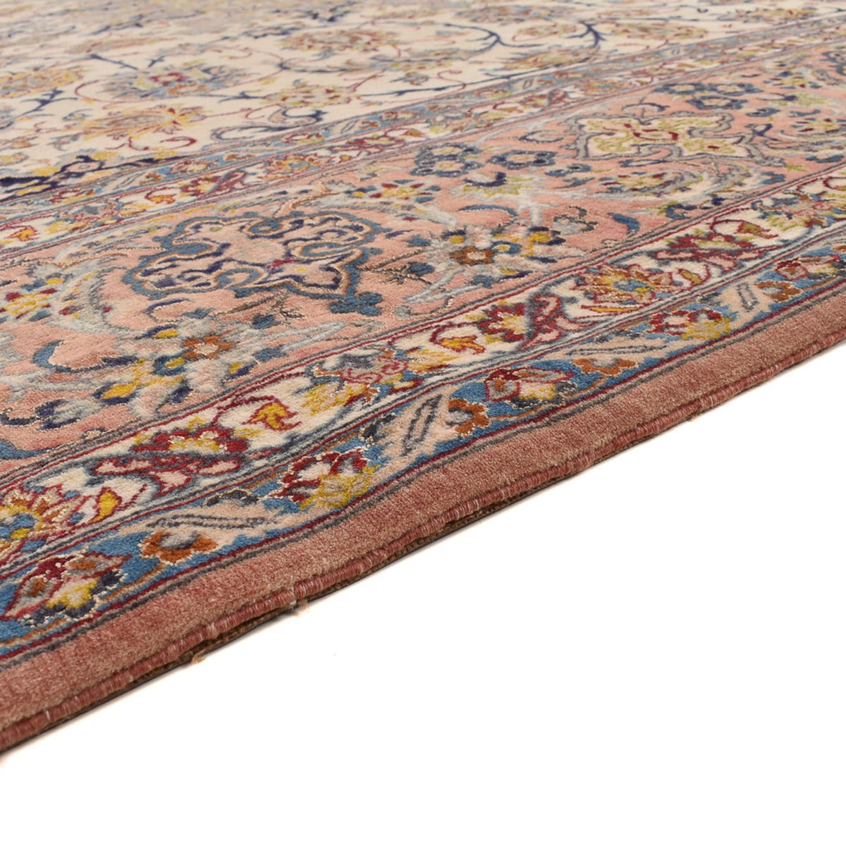 Isfahan Koberec 254x370cm - Perský koberec - béžová