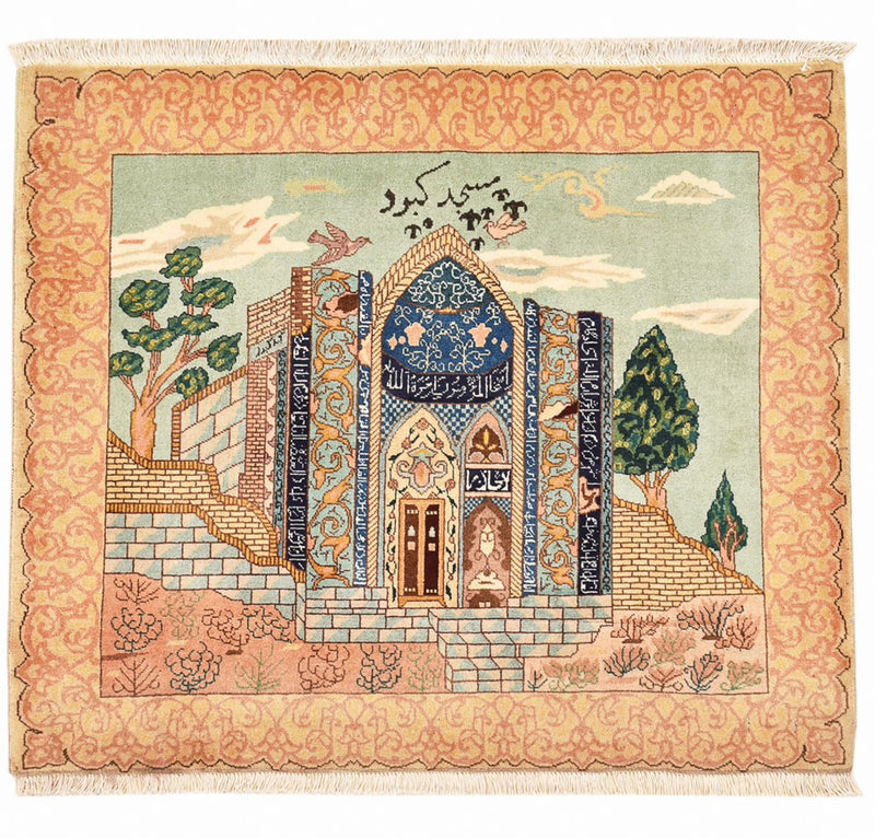 Tabriz - 50 Raj Koberec 87x72cm - Perský koberec