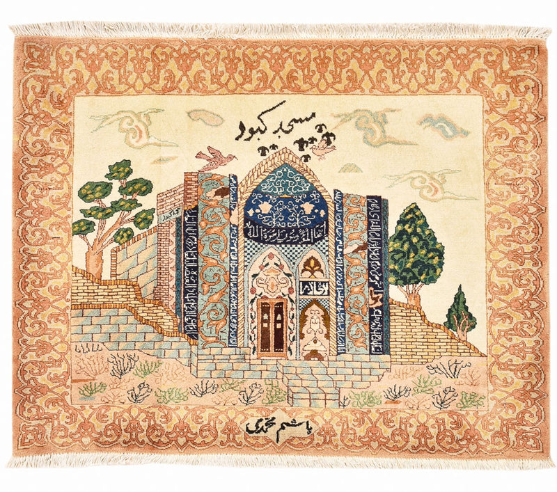 Tabriz - 50 Raj Koberec 83x72cm - Perský koberec