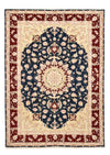 Tabriz - 50 Raj Koberec 202x287cm - Perský koberec - Obdélníkový / Tmavě modrá / 202 x 287 cm Obdélníkový