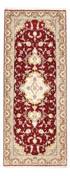 Tabriz - 50 Raj Koberec 80x198cm - Perský koberec - Běhoun / Červená / 80 x 198 cm Běhoun