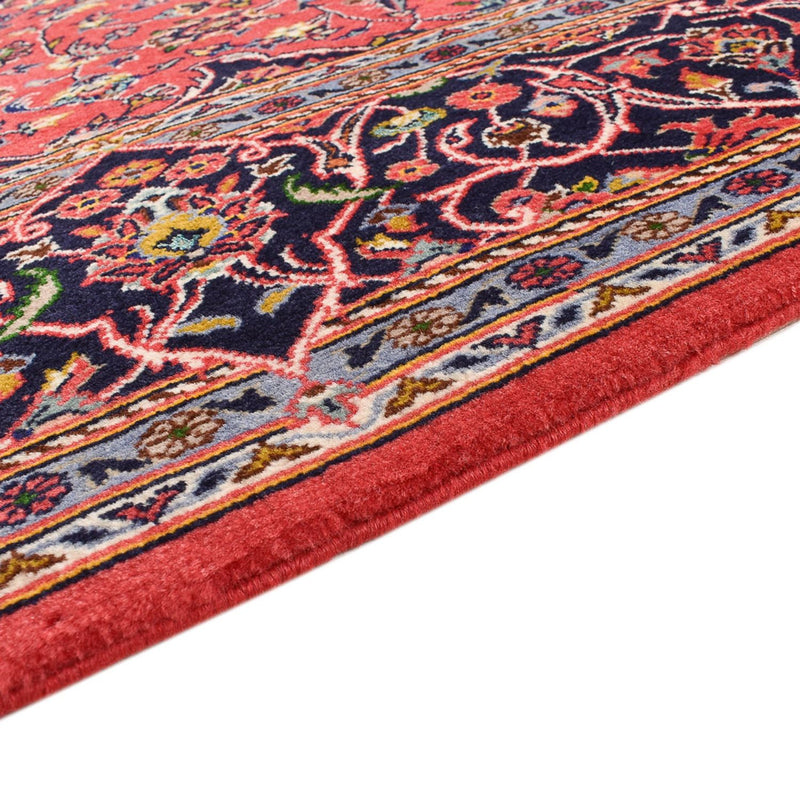 Kashan Koberec 138x217cm - Perský koberec - světle červená