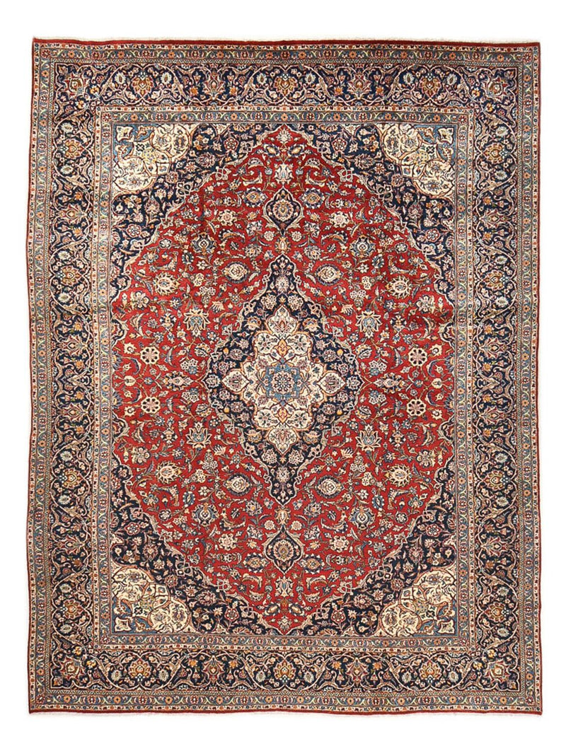 Kashan Koberec 318x437cm - Perský koberec - červená