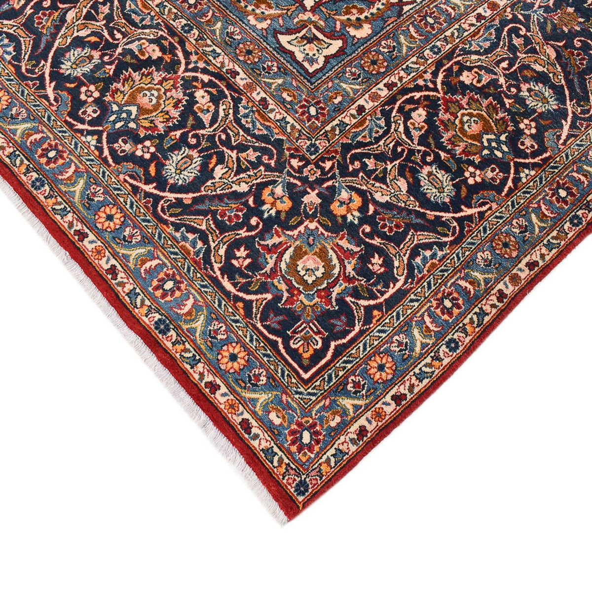 Kashan Koberec 318x437cm - Perský koberec - červená