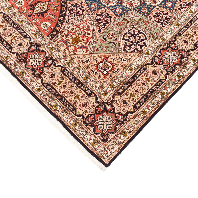 Tabriz - 50 Raj Koberec 205x260cm - Perský koberec - tmavě béžová
