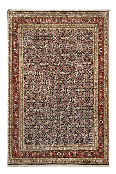 Tabriz Koberec 200x282cm - Perský koberec - světle hnědá