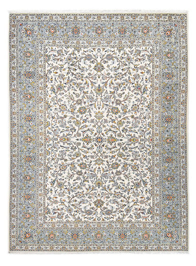 Kashan Koberec 248x332cm - Perský koberec - světle šedá
