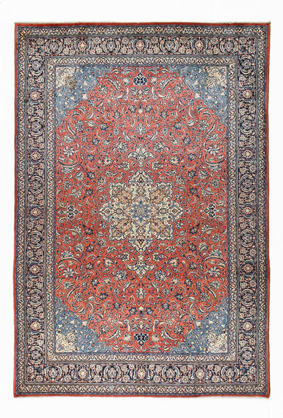 Sarouk Koberec 242x353cm - Perský koberec - světle červená