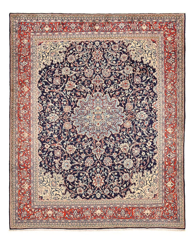Sarouk Koberec 253x308cm - Perský koberec - tmavě modrá