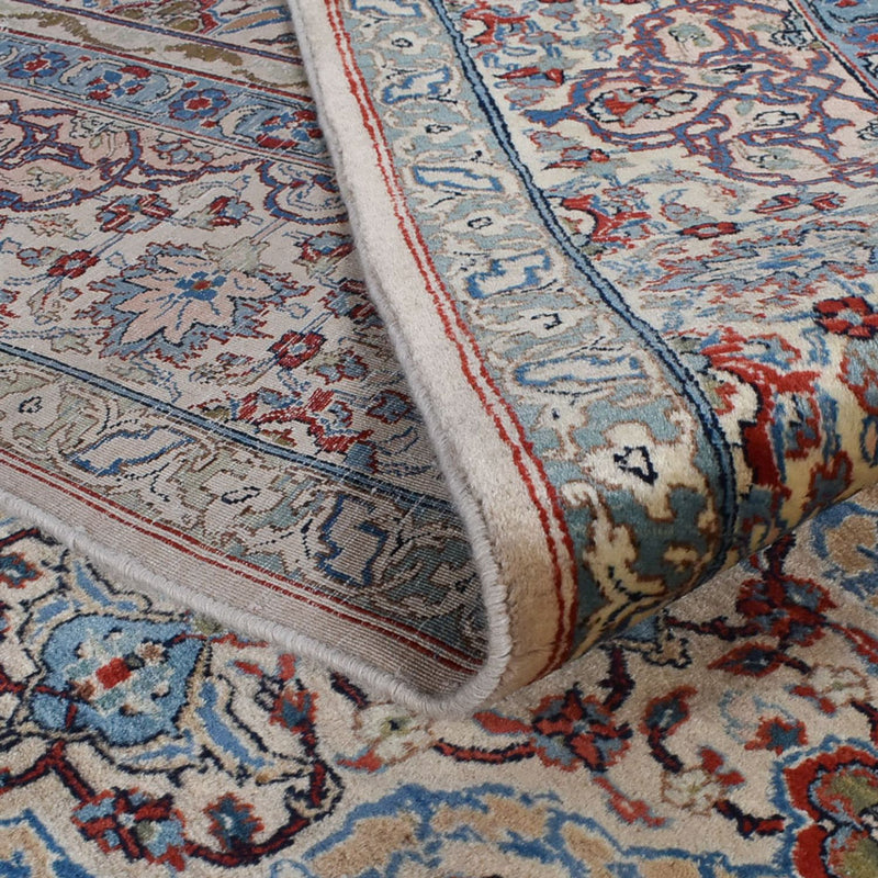 Kashan Koberec 304x396cm - Perský koberec - pískový