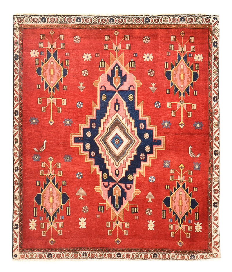 Afshar Sirjan Koberec 107x129cm - Perský koberec