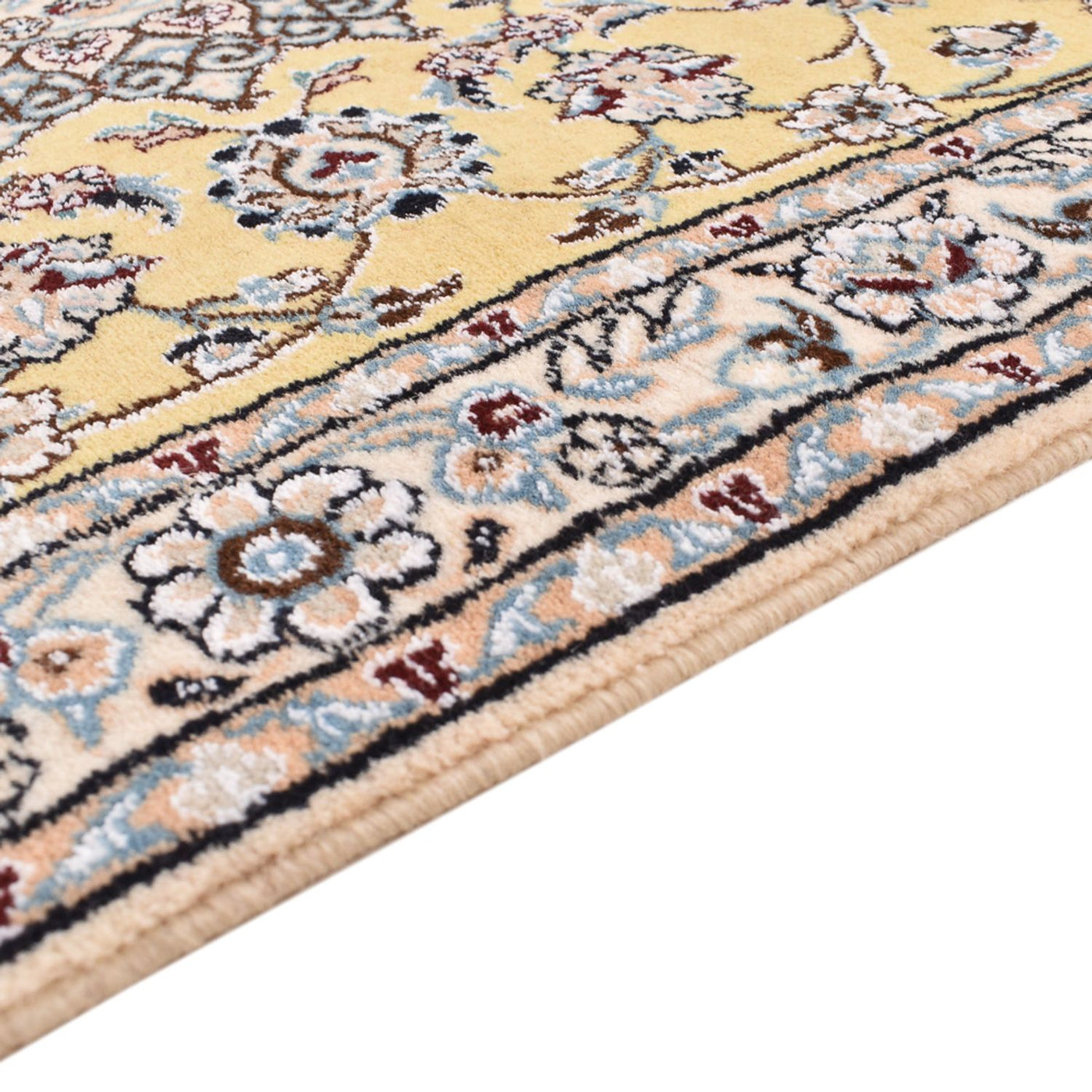 Runner Perský koberec - Nain - Royal - 273 x 88 cm - žlutá