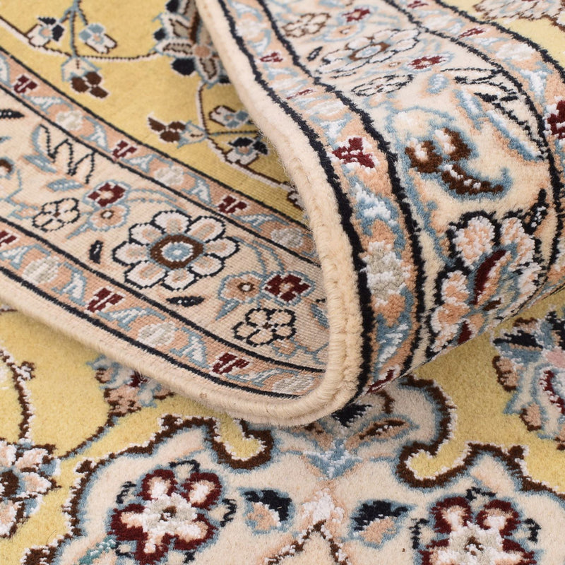 Runner Perský koberec - Nain - Royal - 273 x 88 cm - žlutá