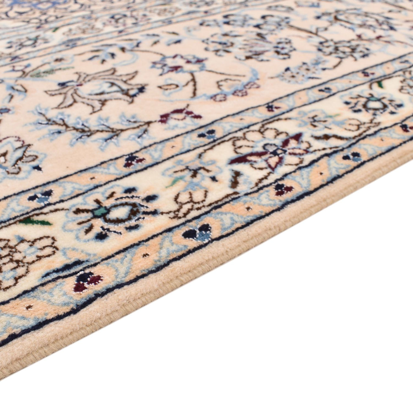 Perserteppich - Nain - Premium quadratisch  - 246 x 253 cm - blau