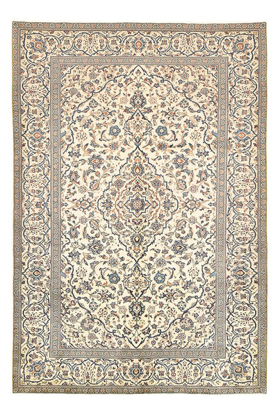 Kashan Koberec 190x295cm - Perský koberec - pískový