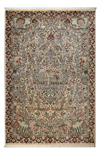 Kashan Koberec 201x301cm - Perský koberec