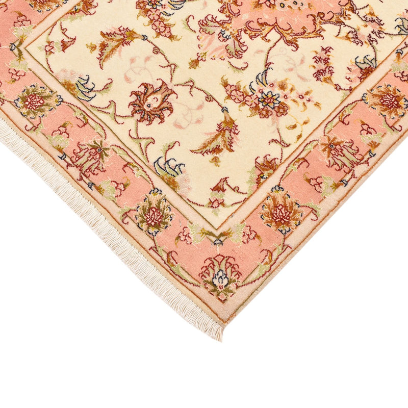 Tabriz - 50 Raj Koberec 66x101cm - Perský koberec - světle béžová
