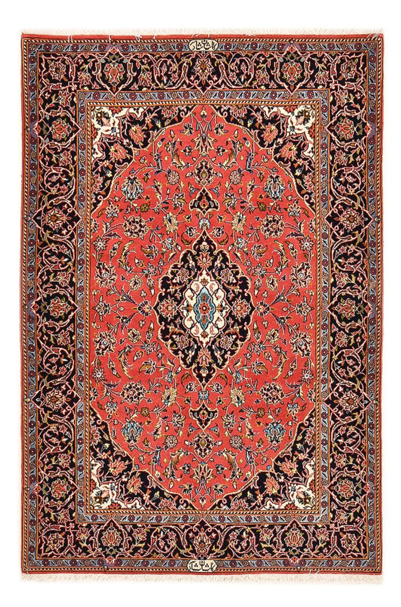 Kashan Koberec 115x173cm - Perský koberec - červená