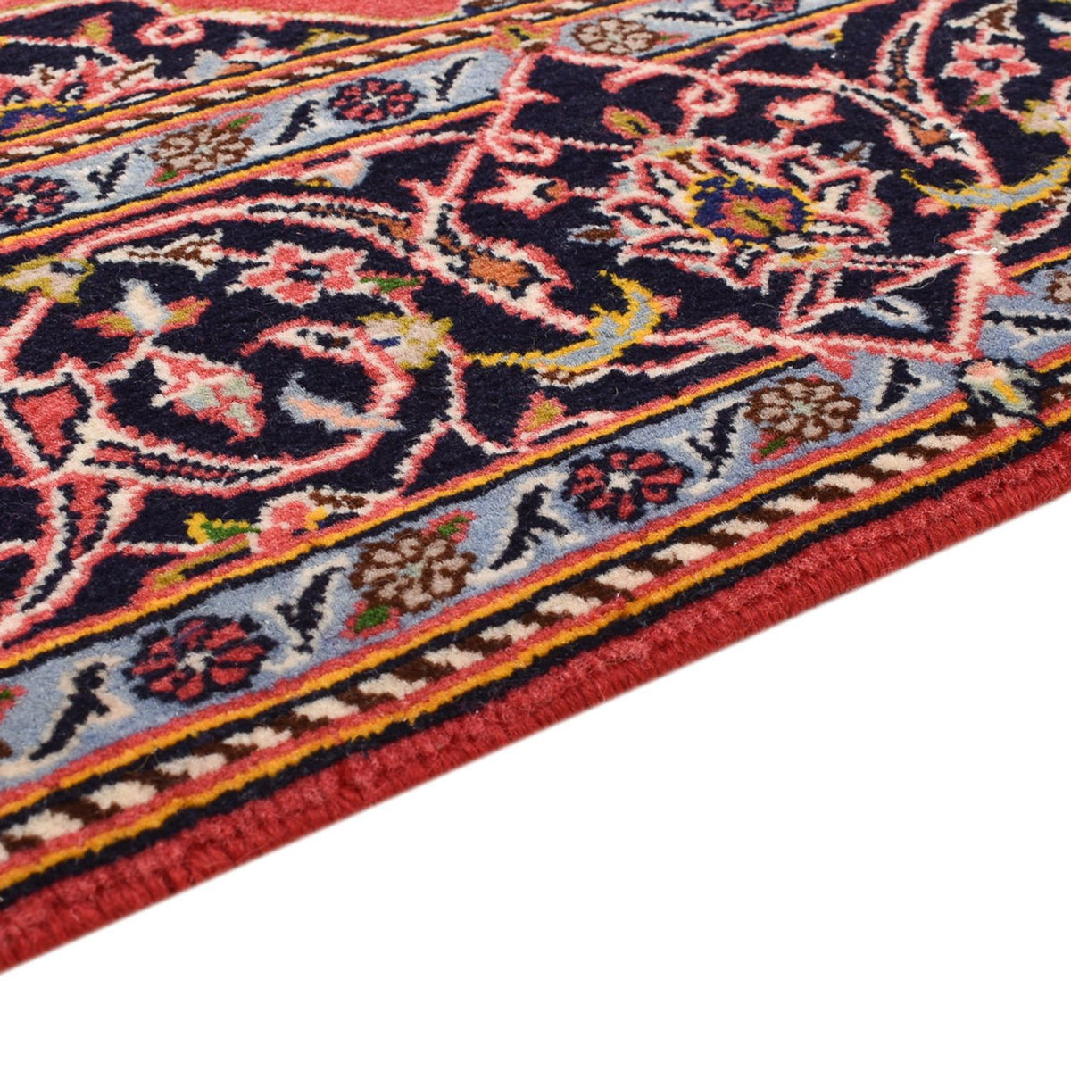 Kashan Koberec 115x173cm - Perský koberec - červená