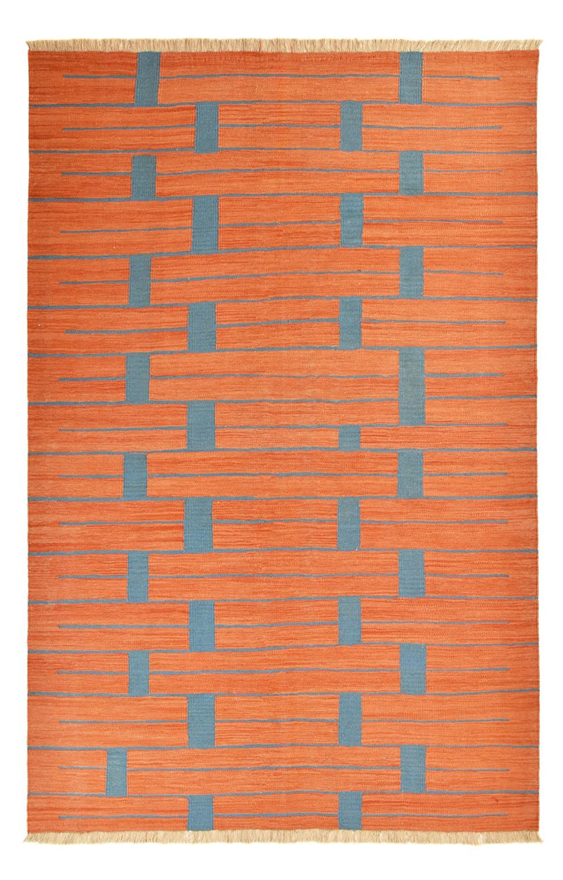 Moderní kilim Koberec 192x293cm - Vlněný koberec