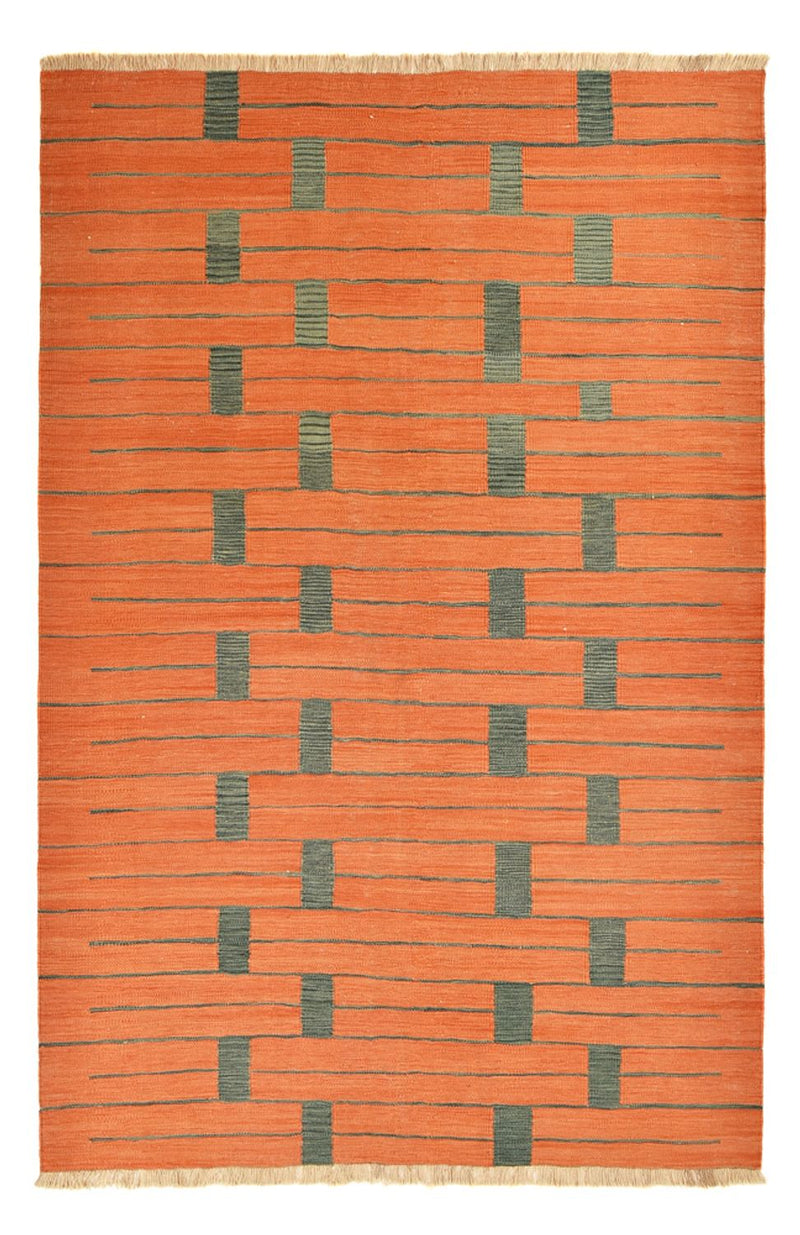 Moderní kilim Koberec 193x291cm - Vlněný koberec