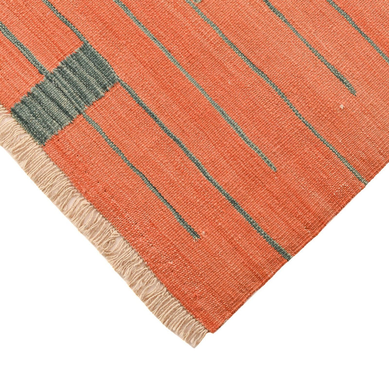 Moderní kilim Koberec 193x291cm - Vlněný koberec