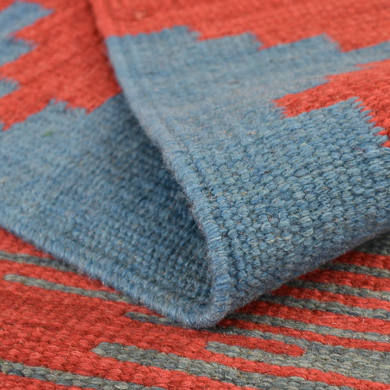 Moderní kilim Koberec 146x189cm - Vlněný koberec