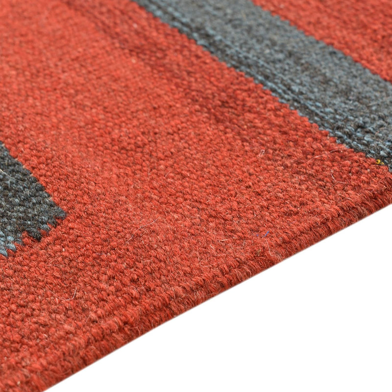 Moderní kilim Koberec 108x162cm - Vlněný koberec