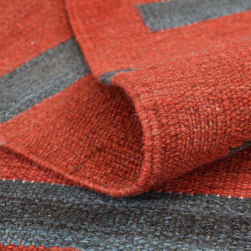 Moderní kilim Koberec 108x162cm - Vlněný koberec