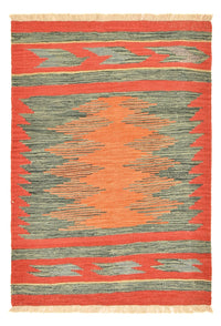 Moderní kilim Koberec 101x141cm - Vlněný koberec – product image