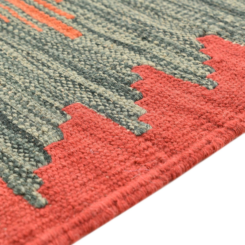 Moderní kilim Koberec 101x141cm - Vlněný koberec