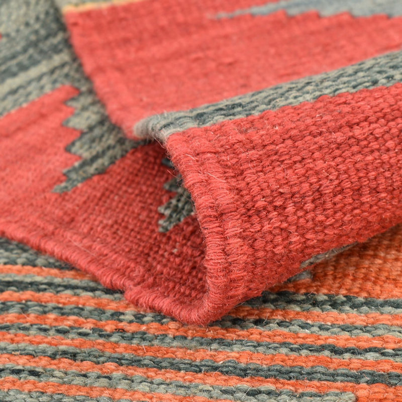 Moderní kilim Koberec 101x141cm - Vlněný koberec