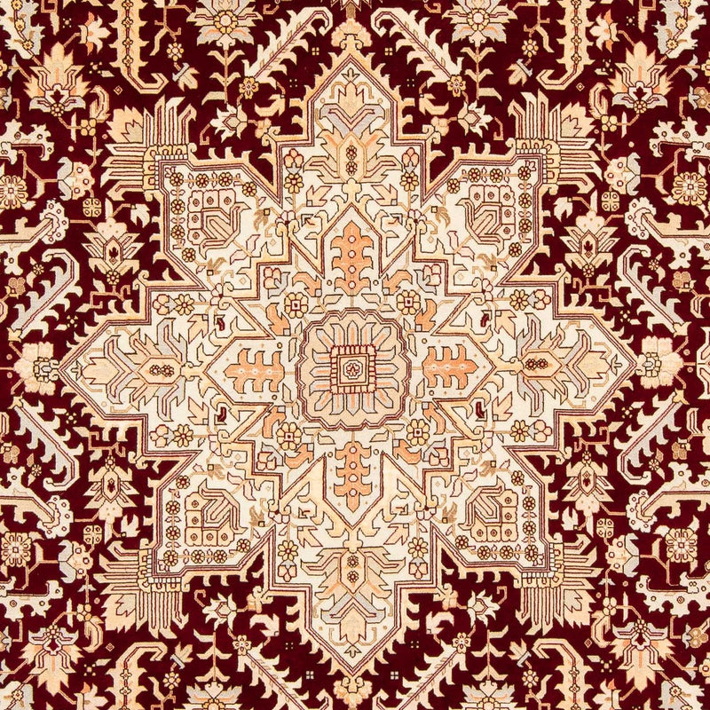 Tabriz - 50 Raj Koberec 200x300cm - Perský koberec - tmavě červená