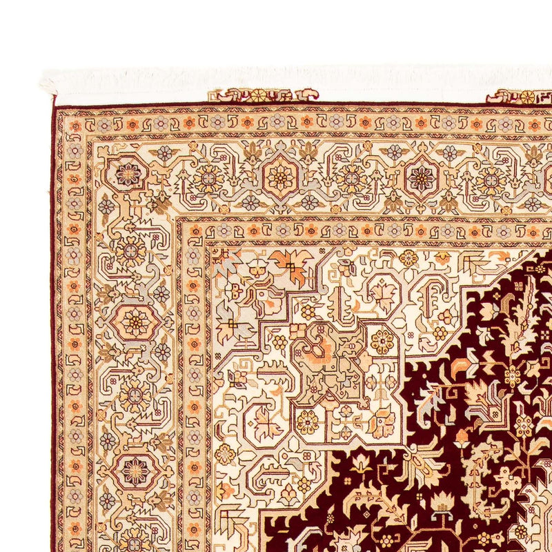 Tabriz - 50 Raj Koberec 200x300cm - Perský koberec - tmavě červená