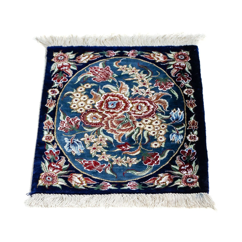 Qom hedvábí Koberec 28x40cm - Perský koberec