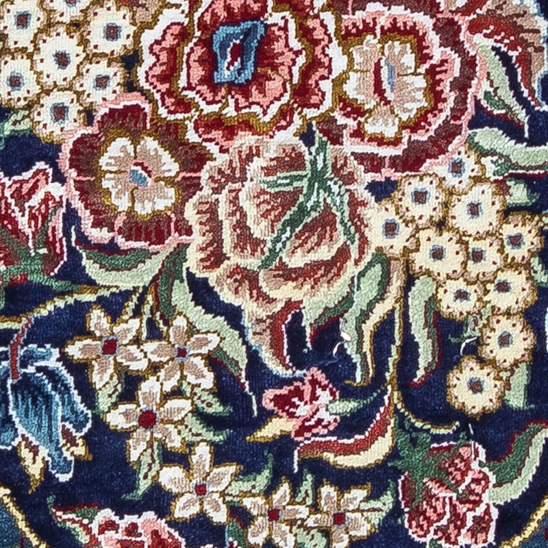 Qom hedvábí Koberec 28x40cm - Perský koberec