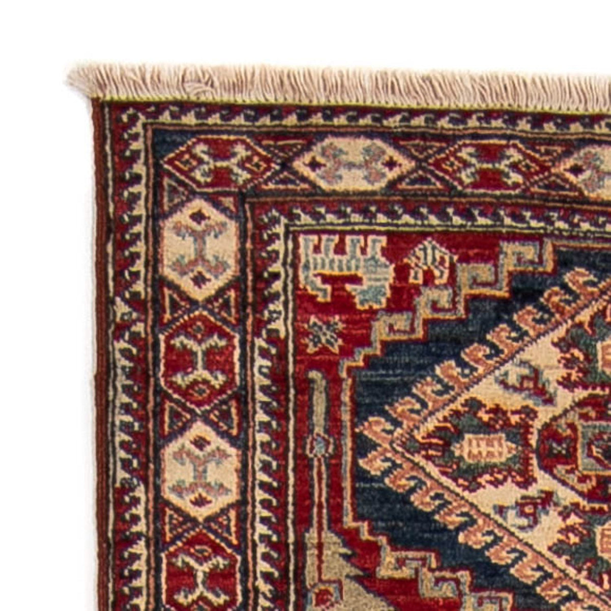 Kazak Koberec 76x300cm - Orientální koberec - tmavě červená